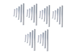 Kit De Ferramentas De Geometria Portátil Stobok Com 30 Peças, Régua