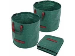 Conjunto De 3 Sacos Jardinagem Reutilizáveis E Resistentes A Rasgos