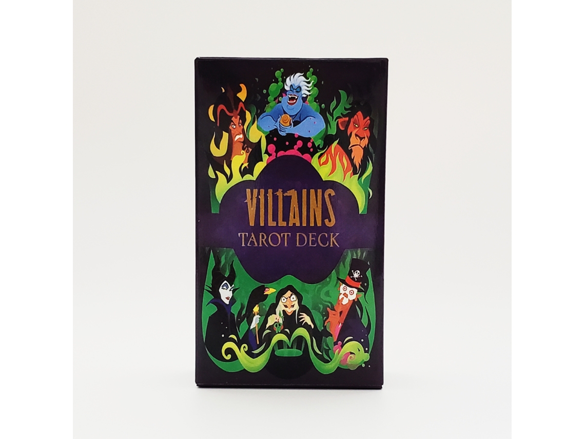 Novo Baralho De Tarô Dos Vilões, 78 Cartas, Muito Divertido, Inclui Um Livreto Eletrônico E Embalagem Colorida.
