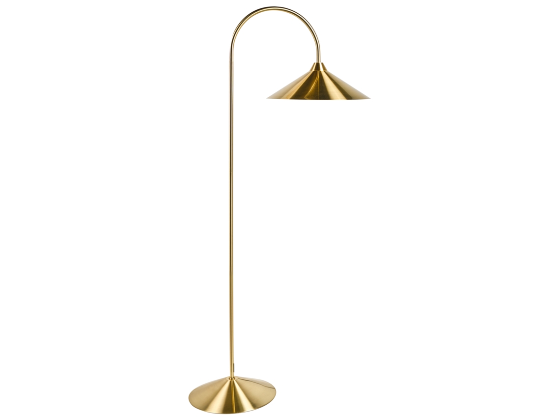 Candeeiro De Pé Beliani Savegre De Ferro Dourado 66x40x150