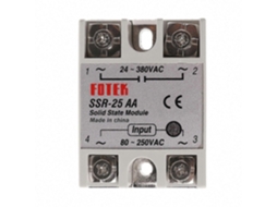 Módulo De Relé De Estado Sólido Ssr 25 Aa 25a 250v 80 250v Ca Entrada 24 380v Ca Saída Wellngs Aquaforge