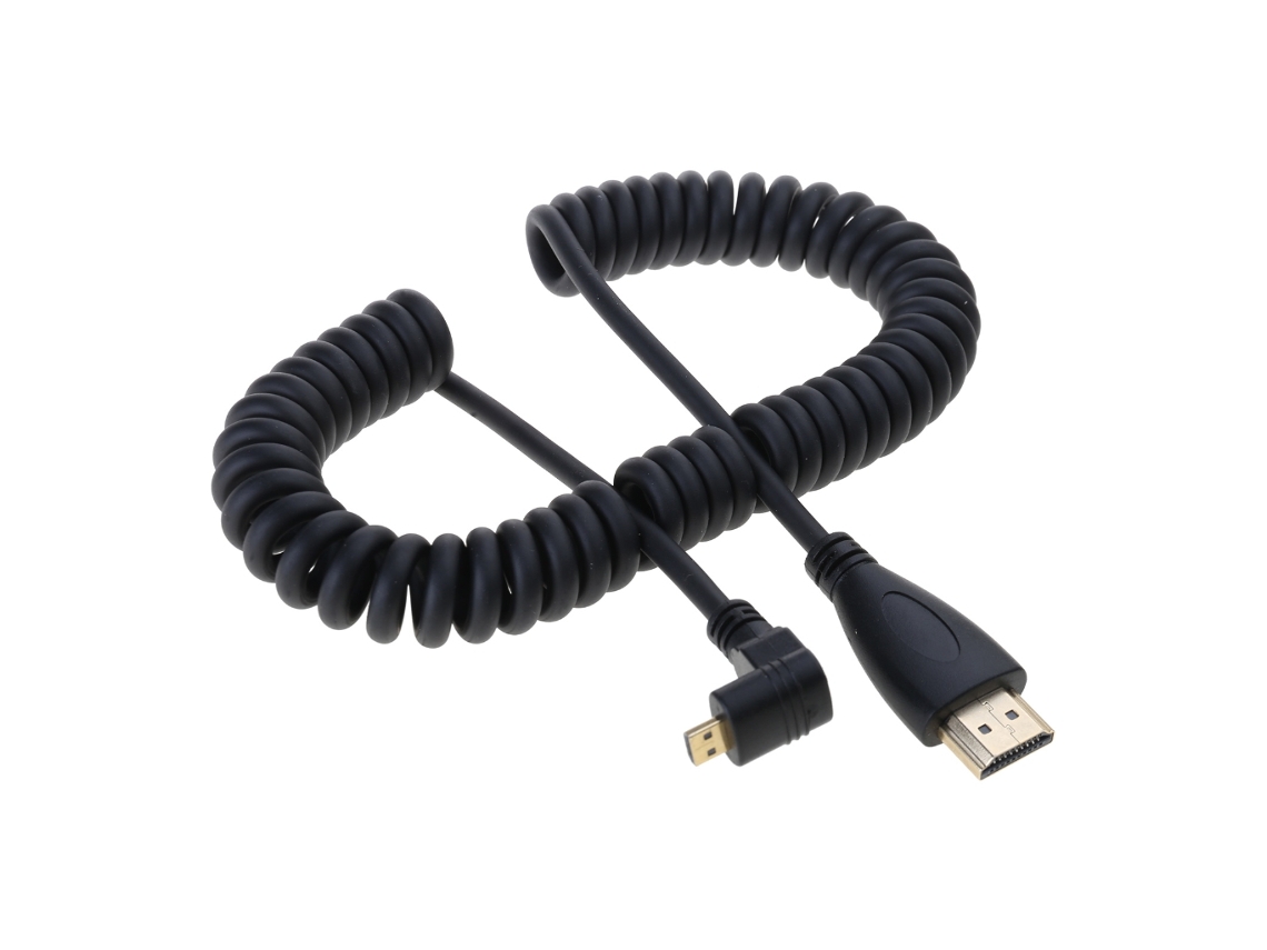 Cabo Espiral para Porta Hdtv 4k 60hz AQUAFORGE