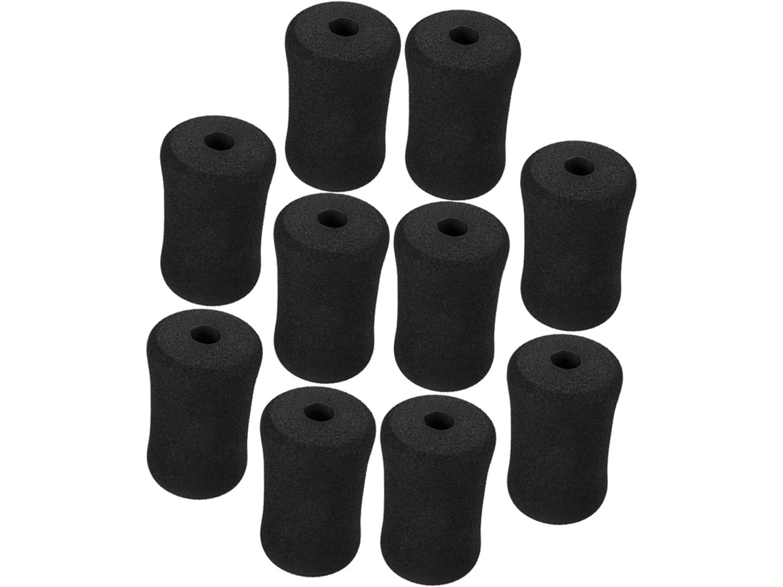 Tehaux 10 Almofadas De Espuma Pretas Para Ginástica, Acessório