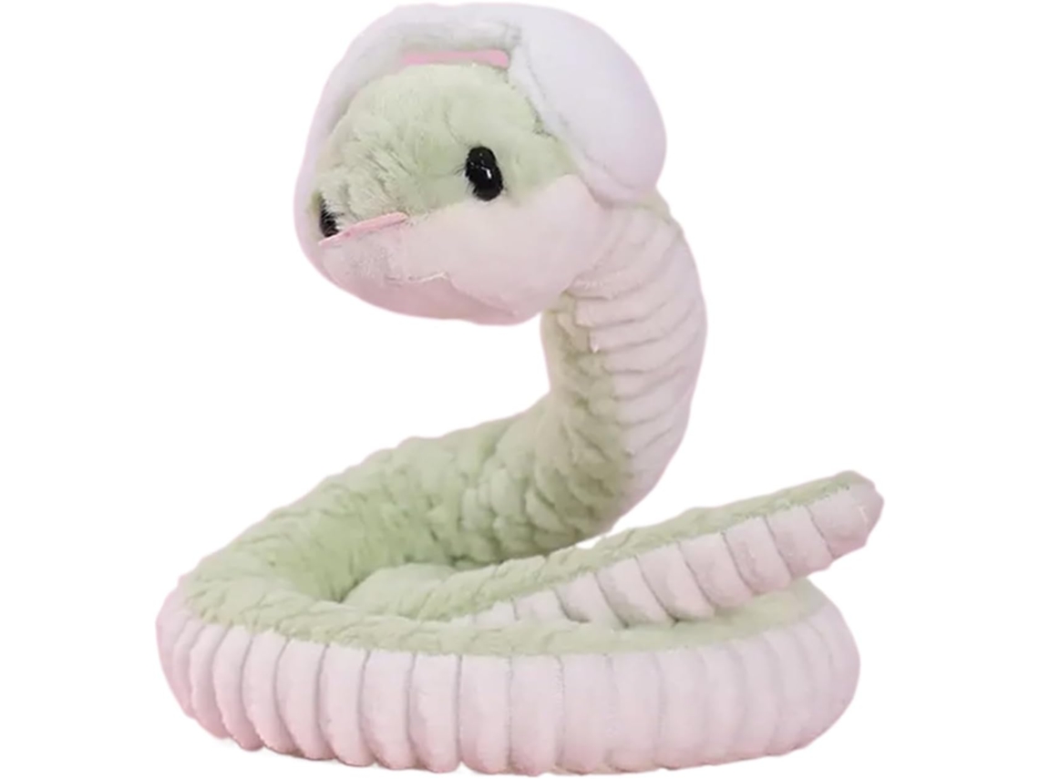 Pelúcia Cachecol Em Formato Cobra, 150 Cm, Com Grama De Cabelo, Para