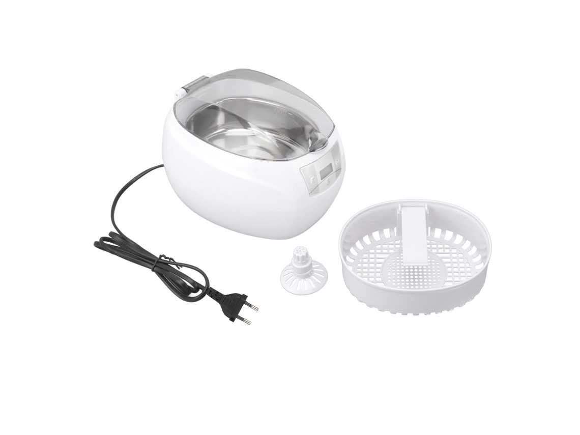Laxiscreed Lavador Ultrassônico Portátil Para Bijuterias Com Temporizador Digital E Limpeza Profissional