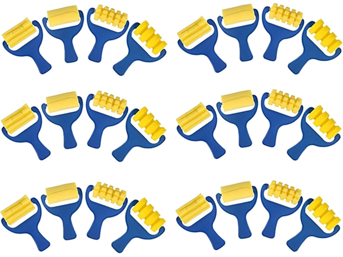 Conjunto de 24 Pincéis de Esponja para Pintura, SFUSHOS