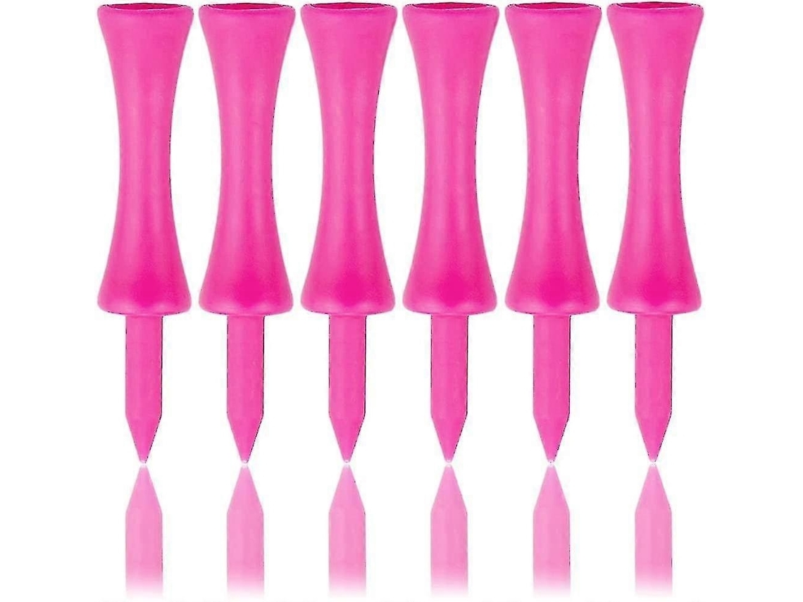 Lurelia Tacos De Golfe, Plástico Rosa Perfect 57 Mm (pacote Com 100)