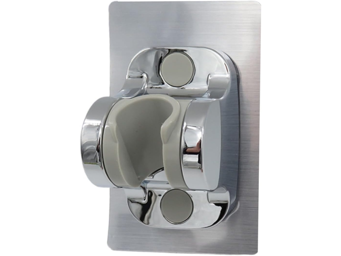 Suporte Para Chuveiro Solustre Em Plástico Abs Com Base Adesiva, Sem Furos, Suporte De Ângulo Ajustável Para Pais E