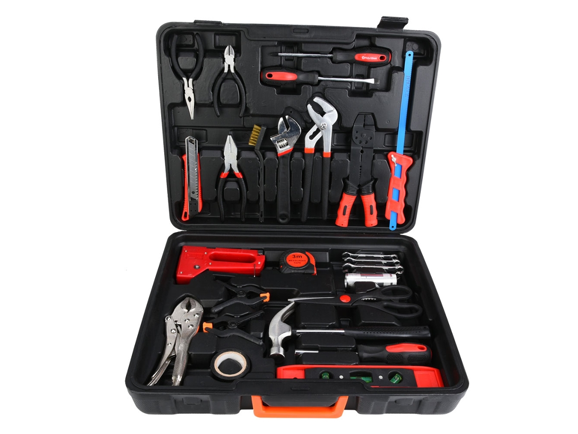 Kit De Ferramentas Laxiscreed 550 Peças Para Reparações Domésticas E Automóveis Com Estojo Compacto