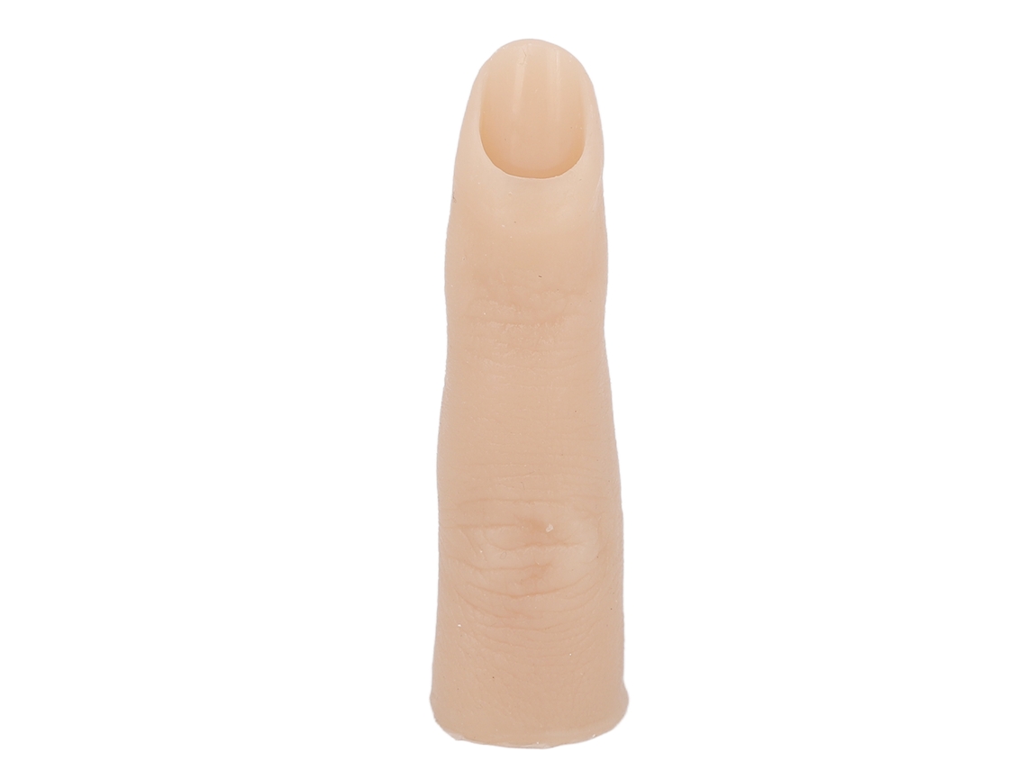 Dedo De Treinamento De Unhas Em Silicone Altamente Simulativo Flexível E Embutível Para Prática De Manicure