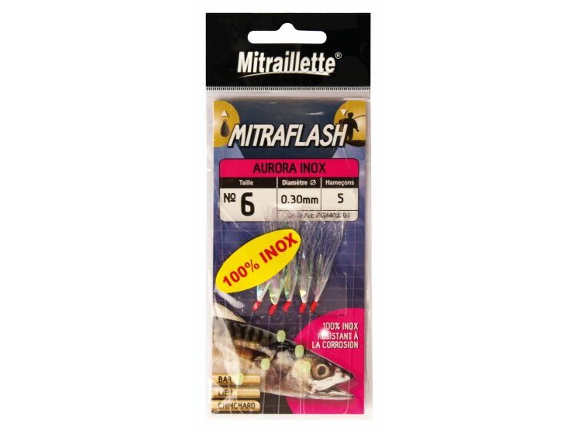 Engodo de aço inox RAGOT mitraflash aurora 0,60 mm