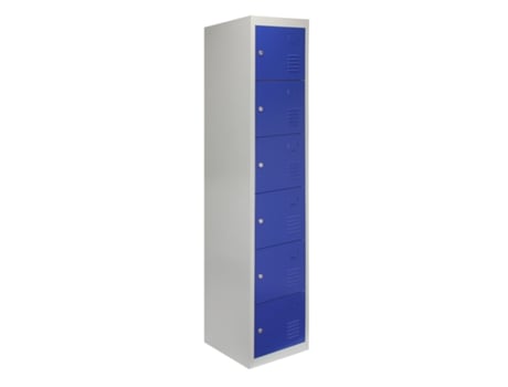 Estante MONSTER RACKING 6 Portas (Azul - 45x38x180cm)
