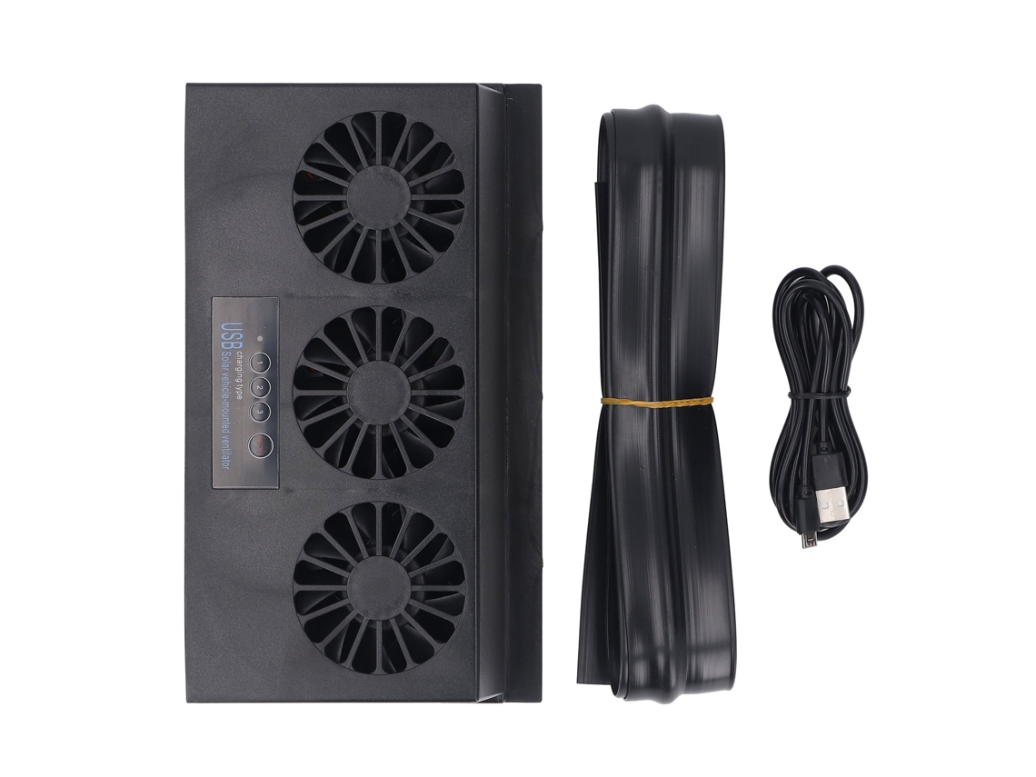 Ventilador de janelas solar para carro, exaustor e réguas de resfriamento LAXISCREED