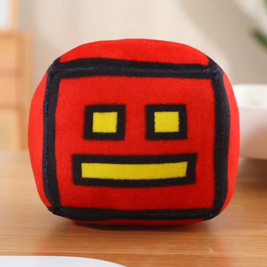 Brinquedo de Pelúcia Quadrado, Boneco de Pelúcia, Almofada Pequena MDUG (vermelho 12cm)