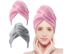 Toalha De Cabelo Absorvente, Seca Rapidamente. PENGDSJE