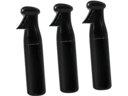 Conjunto De 3 Frascos De Vidro Com Pressão Para Pulverização, Pretos, Para Casa, Jardim E