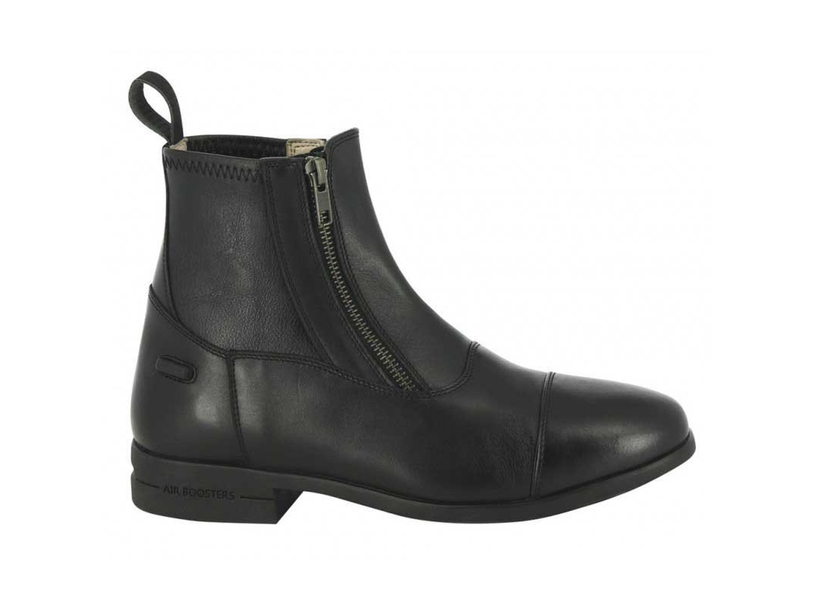 Botas Equitação Double Zip Preto Eu 37Equitheme
