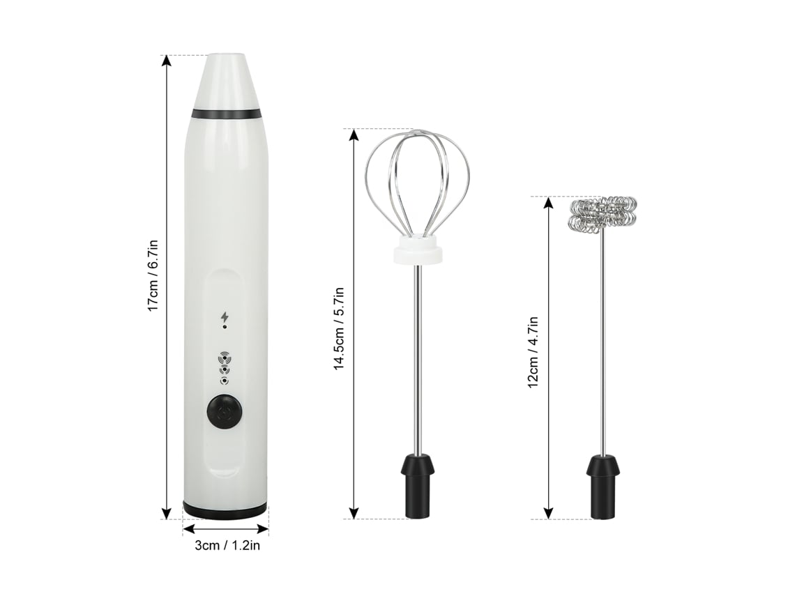 Batedor Elétrico LAXISCREED 3 Velocidades Usb
