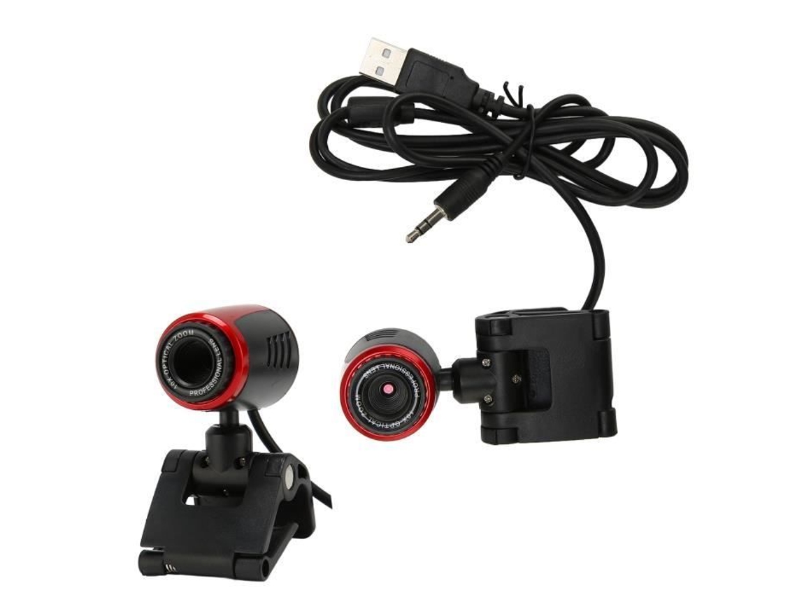 HURRISE Usb Camera 143 Hd Usb Camera Usb 2.0 16Mp Webcam com Clipe Rotação Flexível de 360 Graus com Acessório de Computador