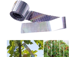 Fita Colorida a Laser para Afugentar Pássaros 4,8Cm X 80M Estampa Floral a Laser Ferramenta de Jardinagem