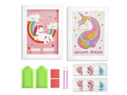 Mali kit de Pintura de Strass 5d para Crianças com Moldura Brinquedo Educativo Manual