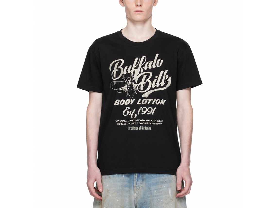 Rockinstone Silence Of The Lambs Movie Body Lotion Black Adult T-shirt Size:m