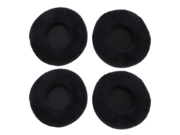 Auricular Almofadas Reposição Universal 4pçs 85mm Veludo Preto