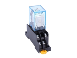 Laxiscreed Relé Automático Dpdt De 8 Pinos Com Base Ptf08a Para Circuitos De Controlo Automático