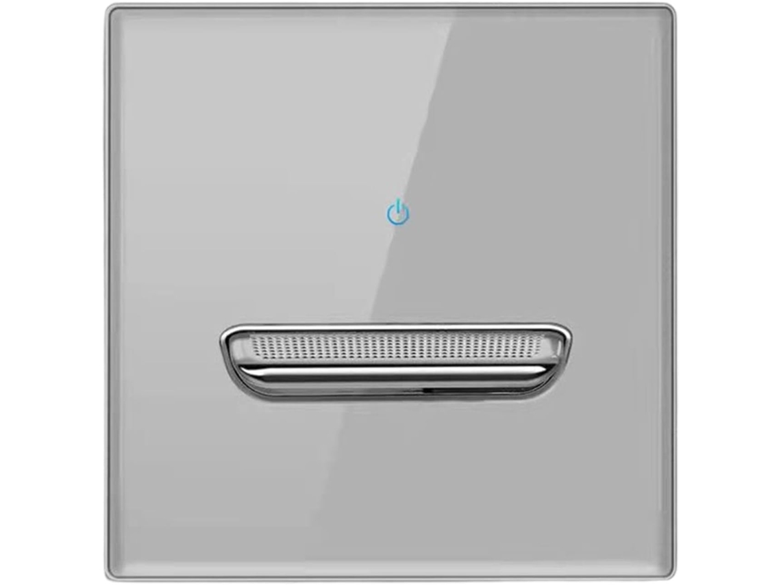 Interruptor De Parede Moderno Em Led, Vidro E Policarbonato Com Função De Reinicialização, Instalação Simples