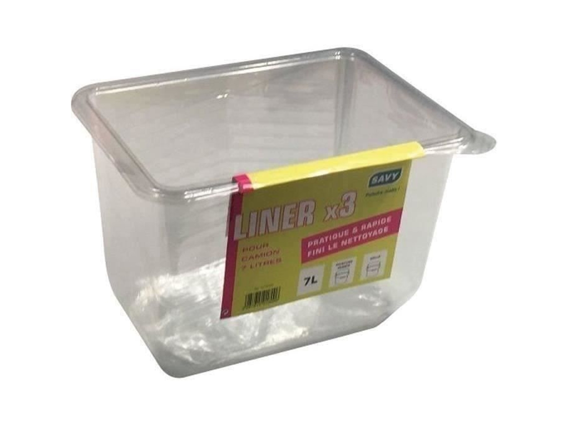 Forro Para Bandeja De Pintura 7l X3 Savy Proteção Plástica Para Balde De 7l