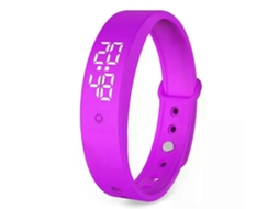 Pulseira Inteligente Com Medidor De Temperatura, Despertador Vibratório E À Prova D'água Para Esportes.