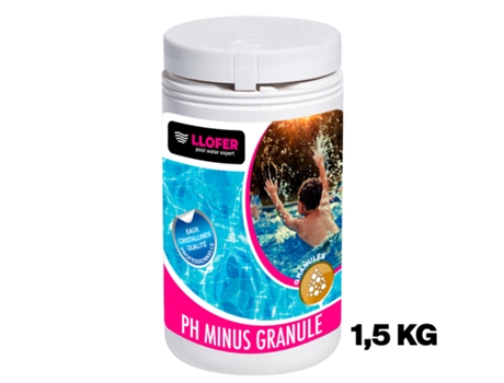 Pó pH menos (para baixar o pH) - 1,5kg LLOFER