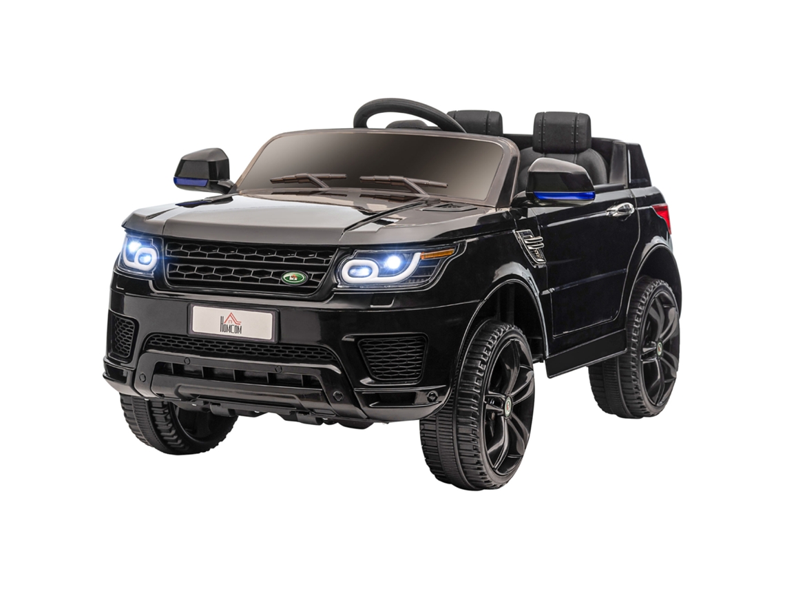 Carro elétrico infantil 12v com 2 motores, controle remoto, preto, 110x68x52cm S/MARCA