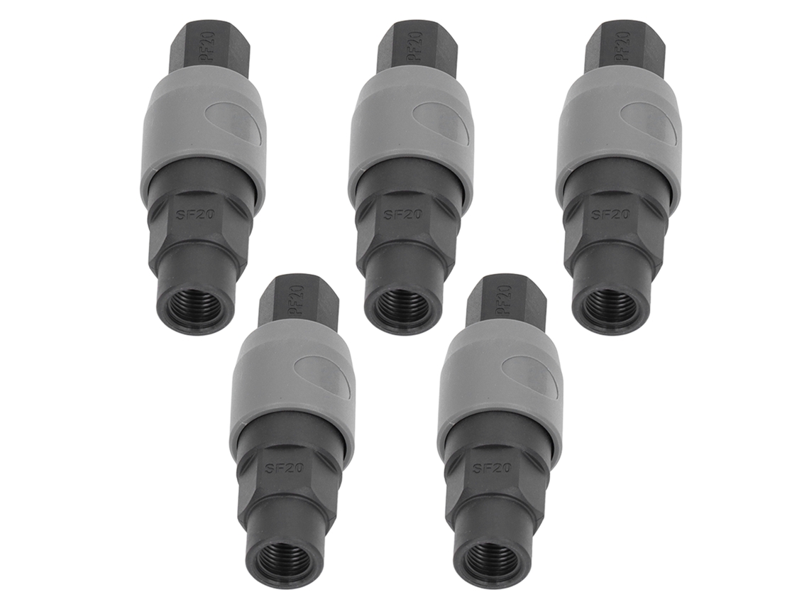 Conector Rápido Pneumático Tipo C Auto-bloqueio