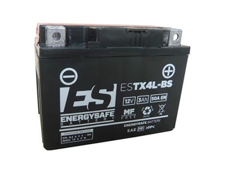 Bateria para Mota ENERGY SAFE Estx4L-Bs 12V-3Ah