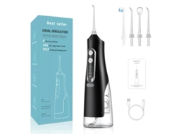Irrigador Oral Yizhood Usb Portátil Jato De Água Dental 310ml Preto