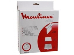 Sacos de aspirador Zelio com 10 filtros para aspiradores Moulinex