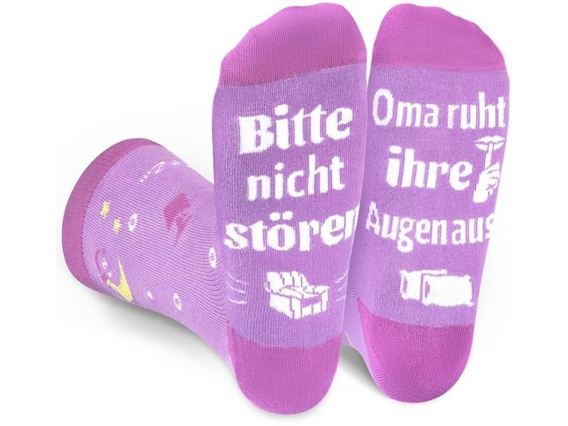 Sokken Grappige Oma - Katoenen Sokken - Tamanho 37-45 - Presente Para Aniversário - Presente Prático - Perfeito Para Uso Em Casa