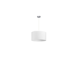 Pingente Dori 1xe27 Níquel/branco Regx45x45 Cm Fabrilamp