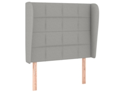 Headboard, Headboards Vidaxl Cinzeto Tecido (93 X 23 X 118/128 Cm)