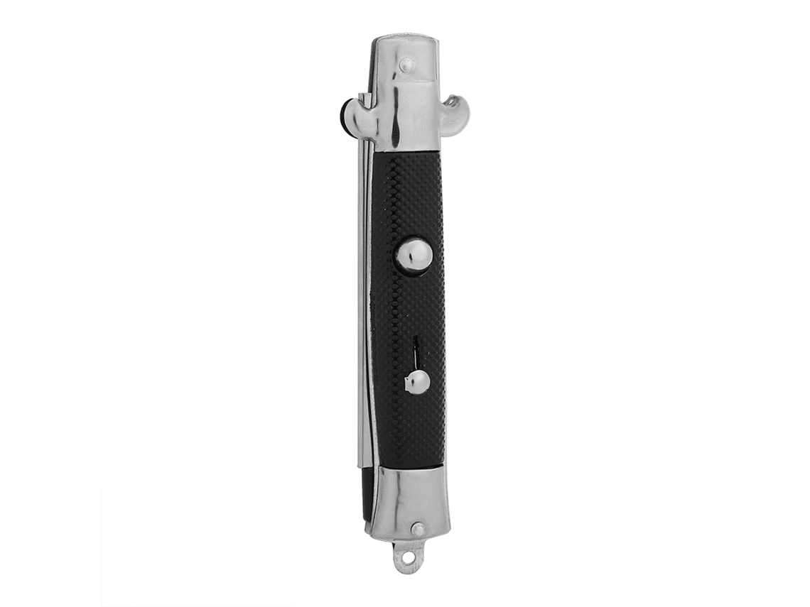 2026 cuchillo Navaja Plegável com Pente de Cabelo Óleo, Mola e Botão Automático, Bolso, Switchblade