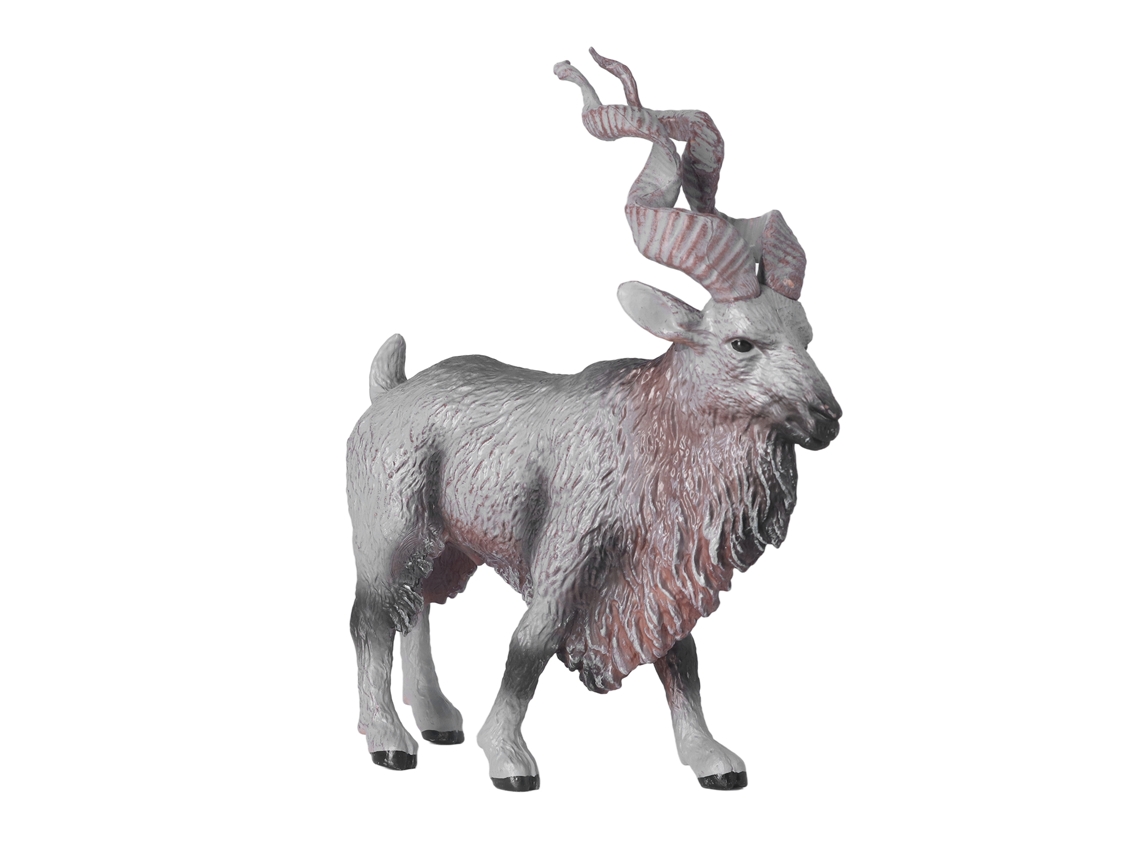 Mali estatueta de Cabra Vivid Educativa Decorativa Brinquedo Animal Modelo 20x21cm Plástico