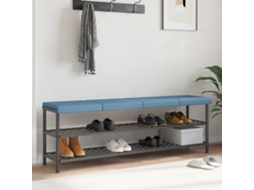 Vidaxl Almofada De Banco 4 Unid. Cordão Azul Profundidade 35 Cm