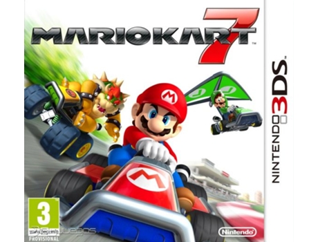Jogo Nintendo 3DS Mario Kart 7 — Corridas | Idade Mínima Recomendada: 3