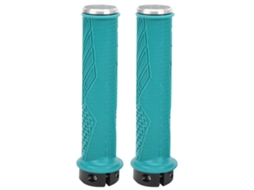 Enlee 2pcs Manoplas De Bicicleta Com Trava Anti-derrubamento Em Borracha Para Mountain Bike E Estrada