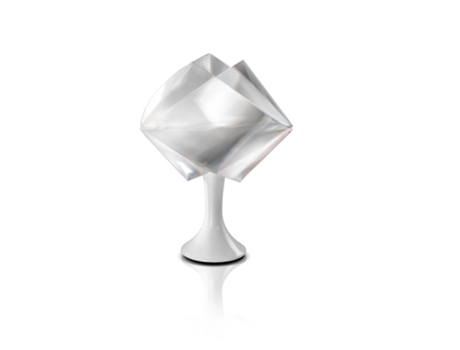 Candeeiro de Mesa SLAMP Genmy Prisma Transparente 22x33cm