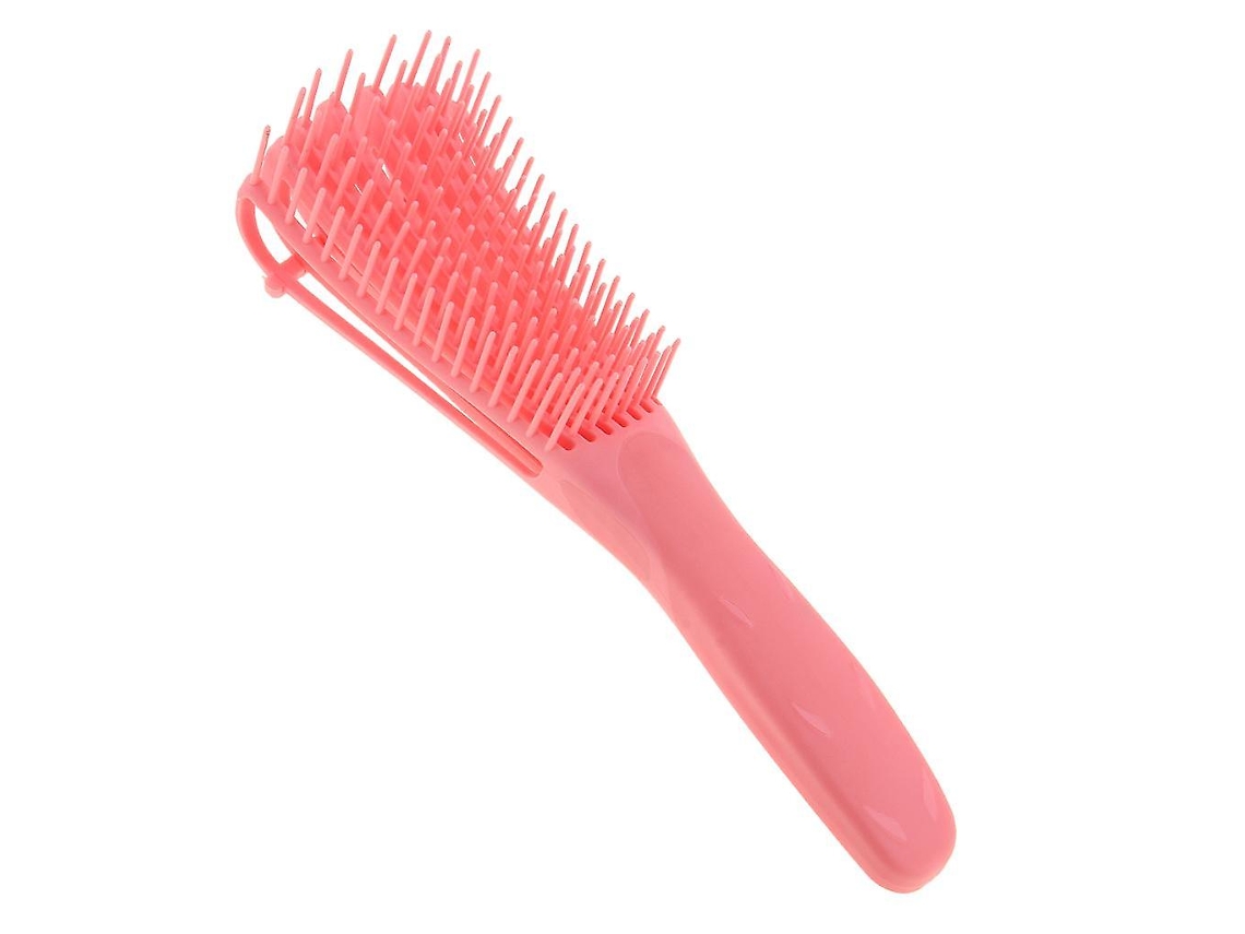 Pente Antiestático Para Desembaraçar E Pentear Cabelos Cacheados, Rosa Jinyubo Store