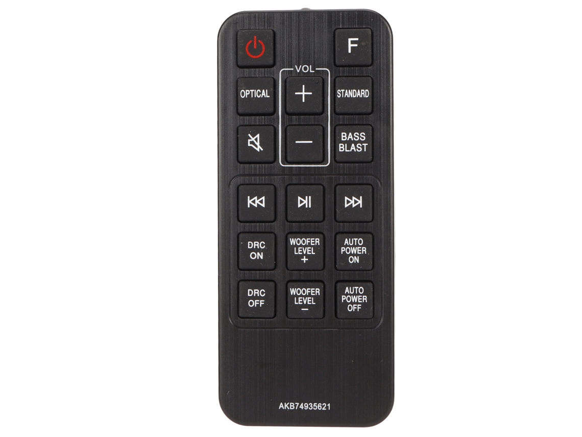 Controle Mali para soundbar AKB74935621 compatível com modelos diversos