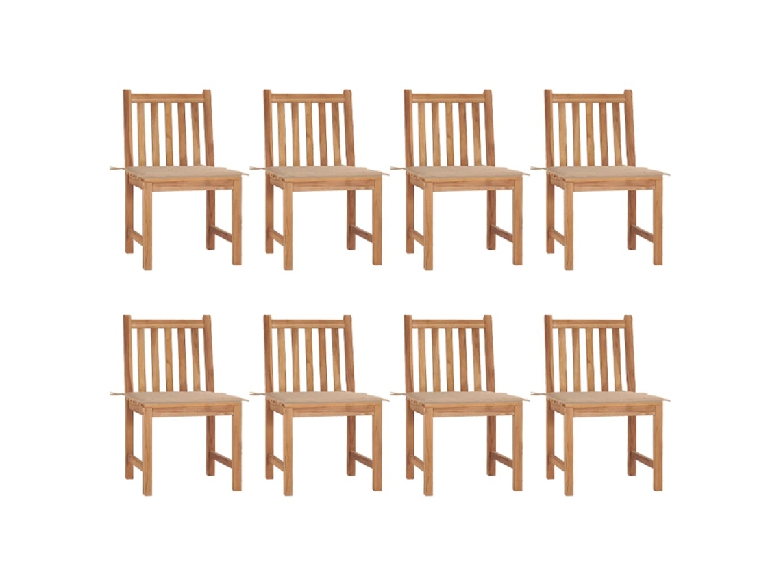 Garden Chair, Garden Chairs Vidaxl Bege Madeira (n/a)
