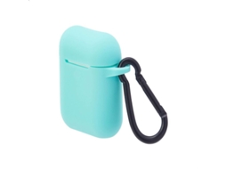 Capa premium para AirPods, compatível com AirPods 1 e 2, verde menta